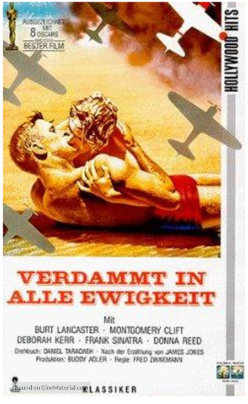 From Here to Eternity - German VHS movie cover