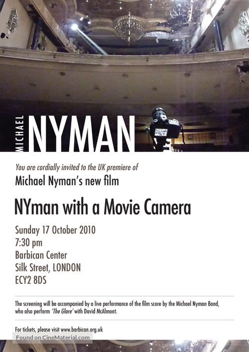 NYman with a Movie Camera - British Movie Poster