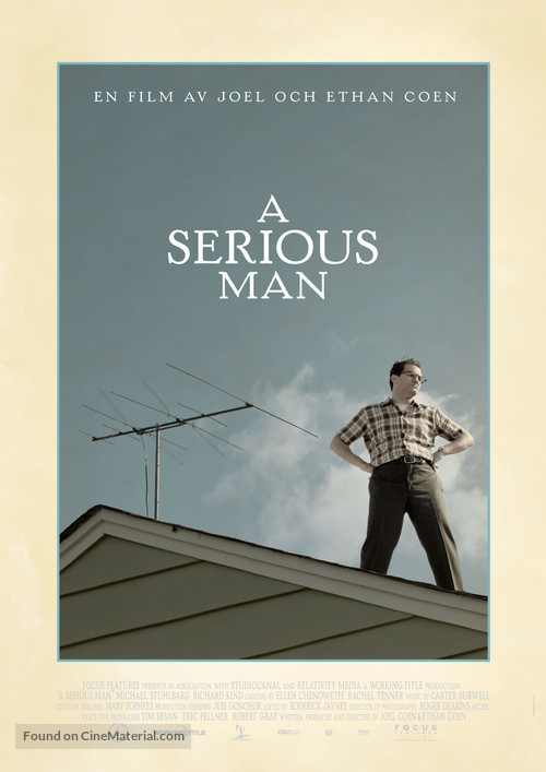 A Serious Man - Swedish Movie Poster