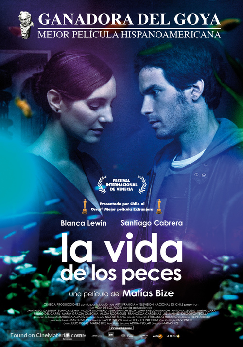 La vida de los peces - Spanish Movie Poster