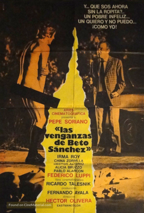 Las venganzas de Beto S&aacute;nchez - Argentinian Movie Poster