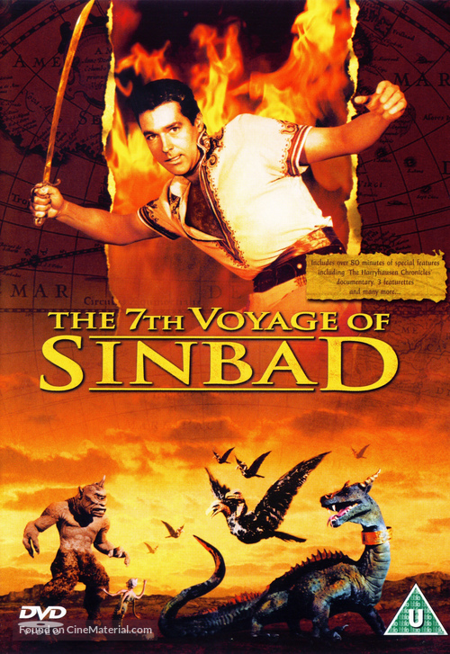 The 7th Voyage of Sinbad - British Movie Cover