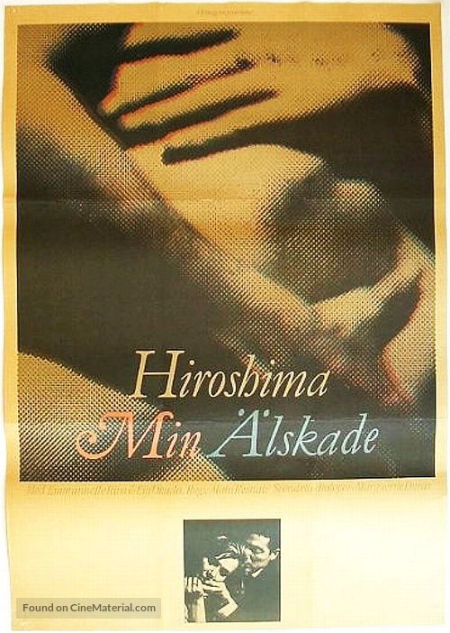 Hiroshima mon amour - Swedish Movie Poster
