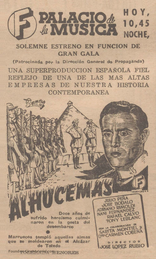 Alhucemas - Spanish poster