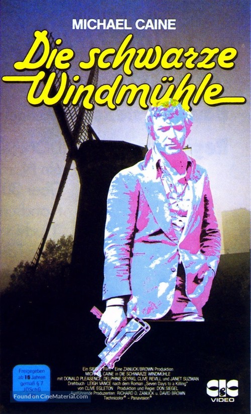 The Black Windmill - German VHS movie cover