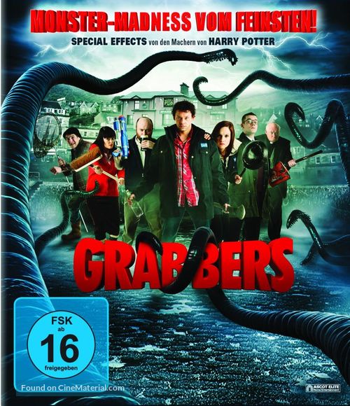 Grabbers - German Blu-Ray movie cover