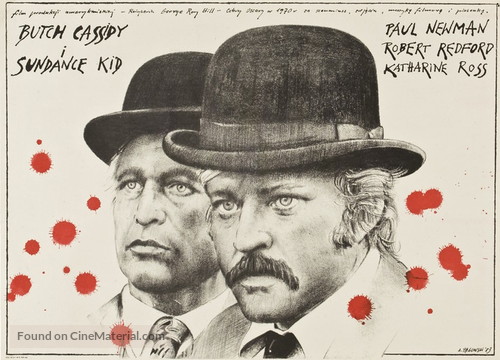 Butch Cassidy and the Sundance Kid - Polish Movie Poster