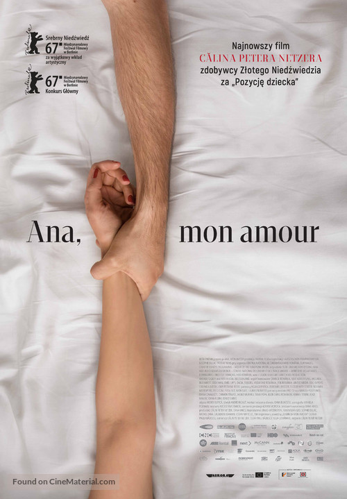Ana, mon amour - Polish Movie Poster