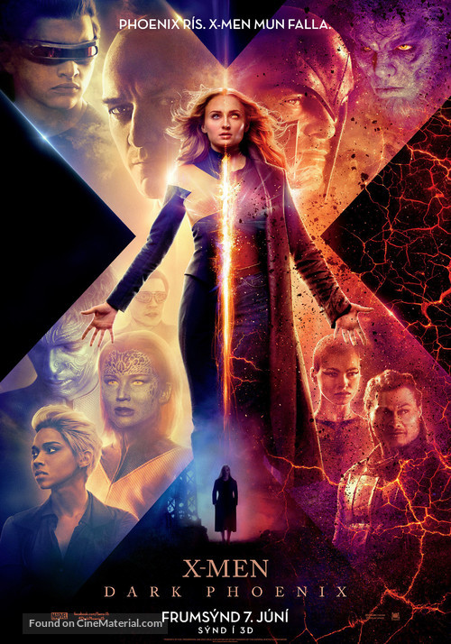 Dark Phoenix - Icelandic Movie Poster