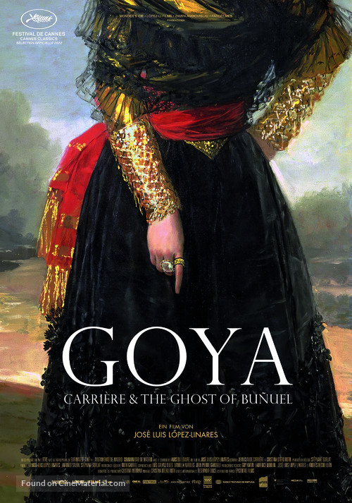 L&#039;Ombre de Goya par Jean-Claude Carri&egrave;re - Swiss Movie Poster