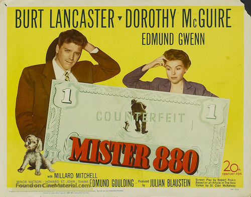 Mister 880 - Movie Poster