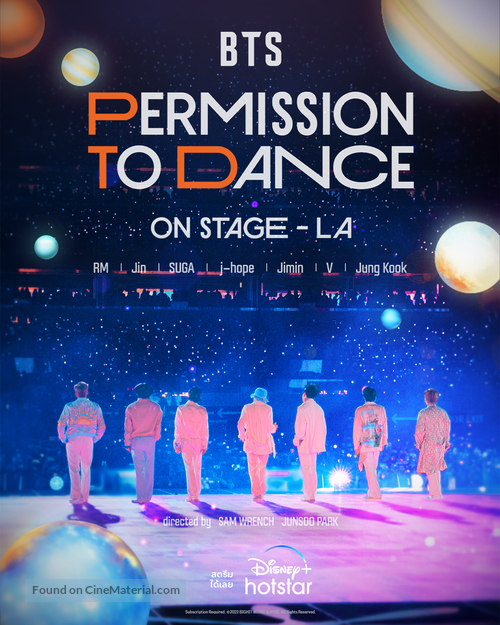 BTS Permission to Dance on Stage - Seoul: Live Viewing - Thai Movie Poster