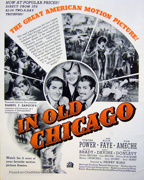 In Old Chicago - Movie Poster