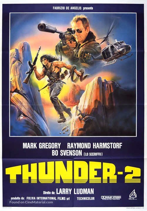 Thunder II - Italian Movie Poster