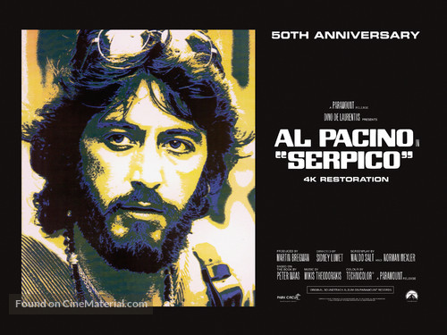 Serpico - British Movie Poster