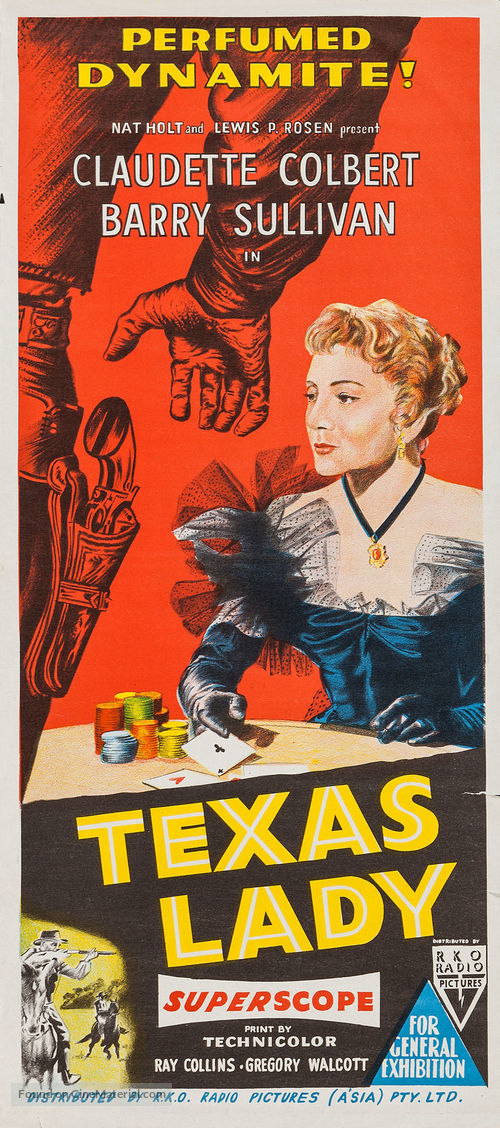 Texas Lady - Australian Movie Poster