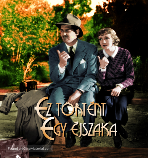 It Happened One Night - Hungarian Movie Poster