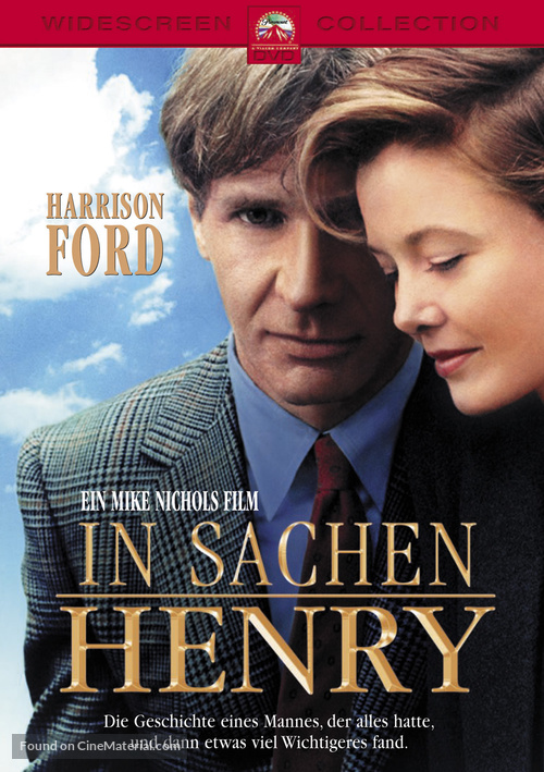 Regarding Henry - German DVD movie cover