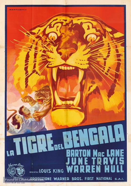 Bengal Tiger - Italian Movie Poster