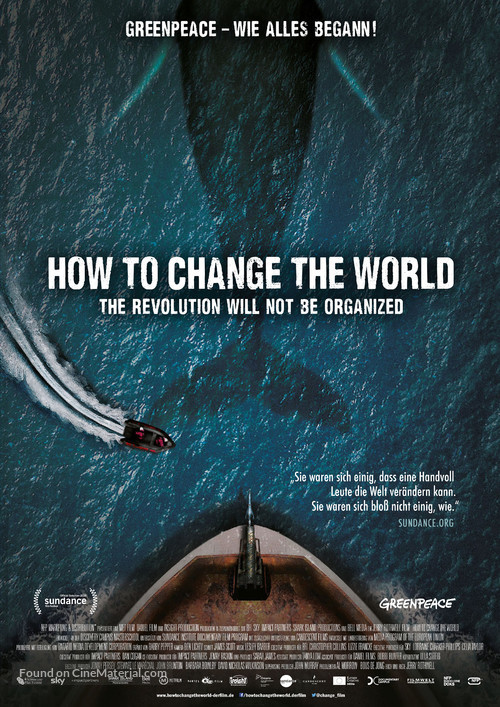 How to Change the World - German Movie Poster