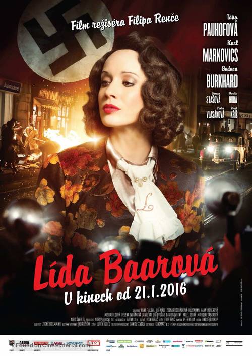 L&iacute;da Baarov&aacute; - Slovak Movie Poster