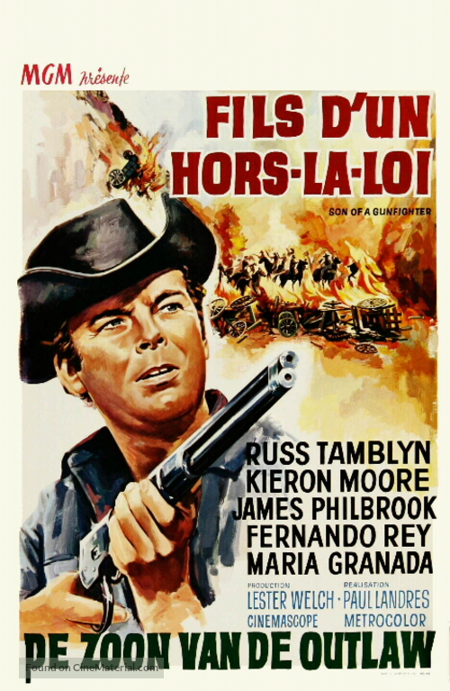 Son of a Gunfighter - Belgian Movie Poster