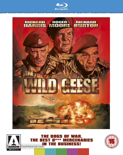 The Wild Geese - British Blu-Ray movie cover