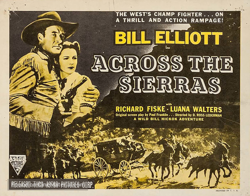 Across the Sierras - Movie Poster