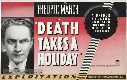 Death Takes a Holiday - poster