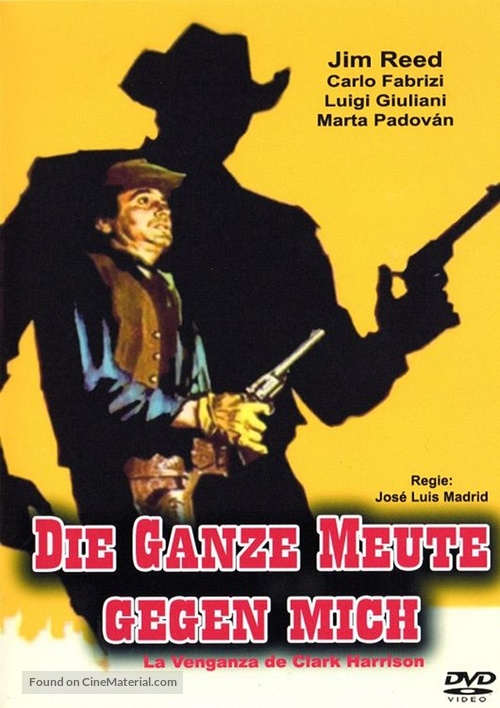 La venganza de Clark Harrison - German DVD movie cover