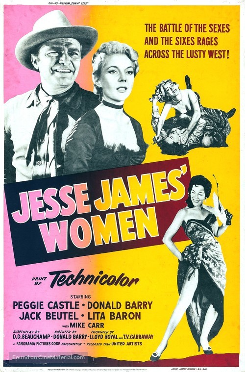 Jesse James&#039; Women - Movie Poster
