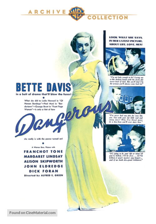 Dangerous - DVD movie cover
