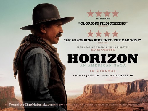 Horizon: An American Saga - British Movie Poster