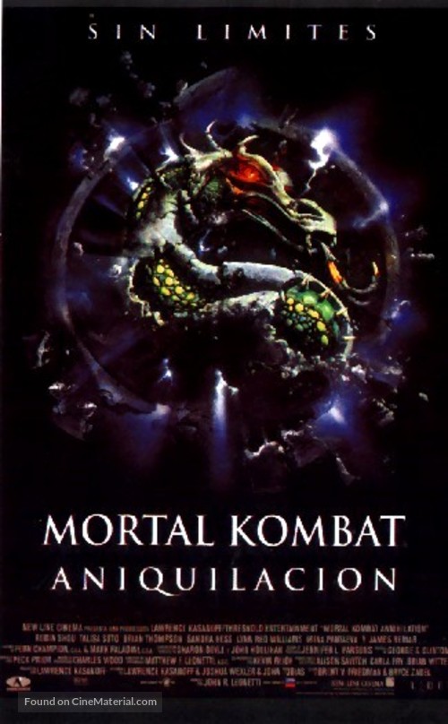 Mortal Kombat: Annihilation - Spanish Movie Poster