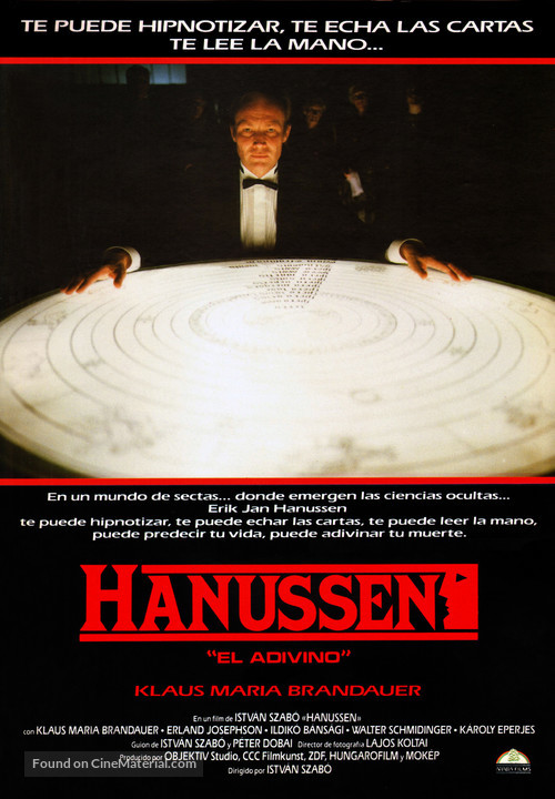 Hanussen - Spanish Movie Poster