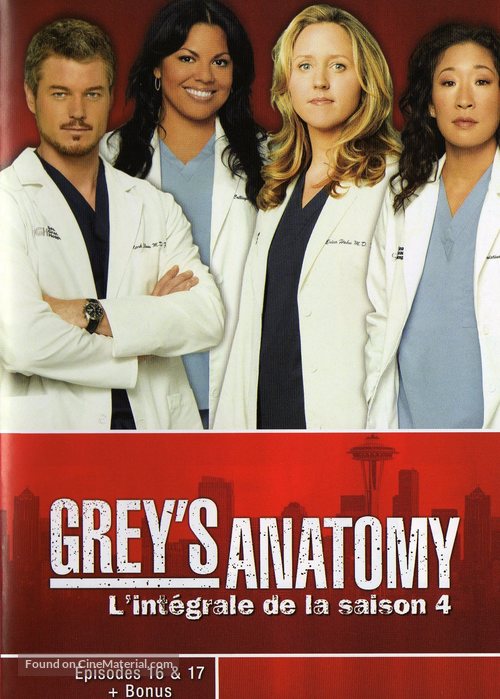 &quot;Grey&#039;s Anatomy&quot; - French DVD movie cover