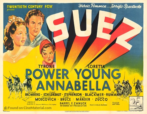 Suez - British Movie Poster