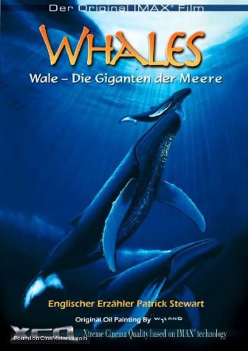 Whales: An Unforgettable Journey - German DVD movie cover