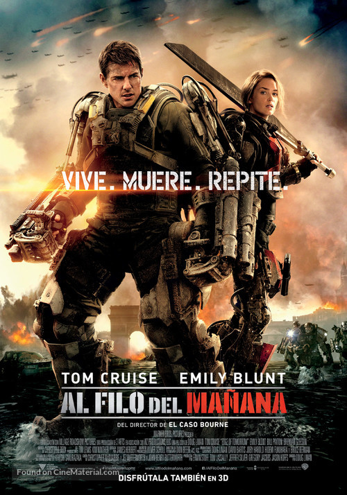 Edge of Tomorrow - Spanish Movie Poster