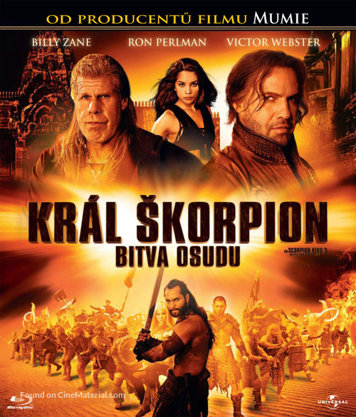 The Scorpion King 3: Battle for Redemption - Czech Blu-Ray movie cover
