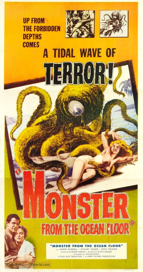 Monster From The Ocean Floor 1954 Movie Poster