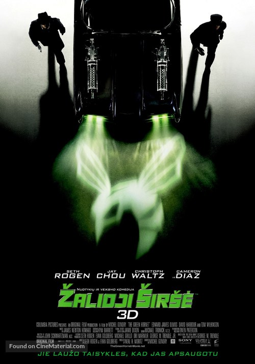 The Green Hornet - Lithuanian Movie Poster