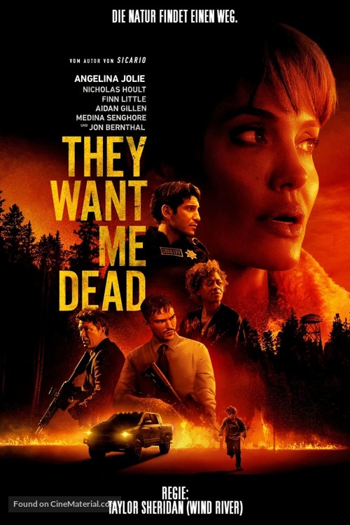 Those Who Wish Me Dead - German Movie Cover