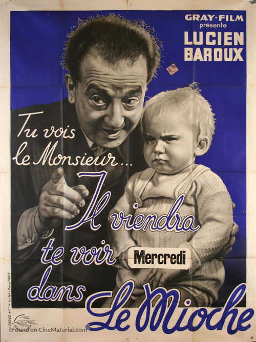 Le mioche - French Movie Poster