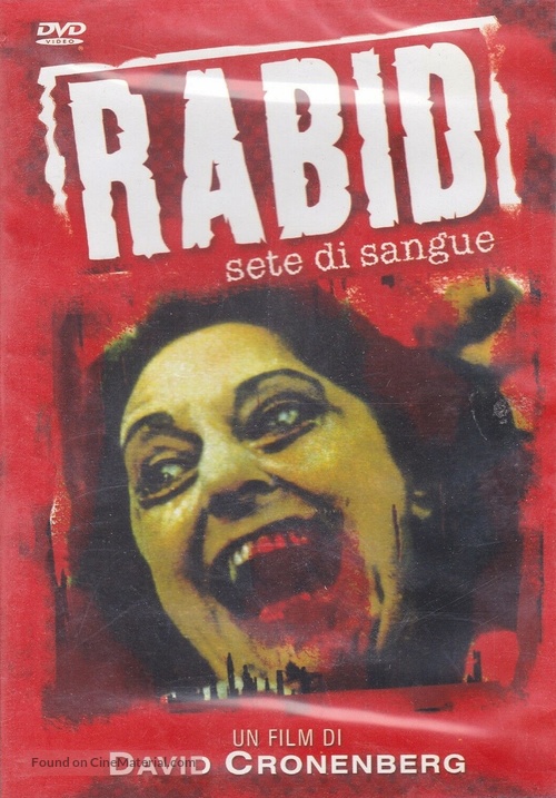 Rabid - Italian DVD movie cover