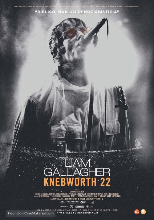 Liam Gallagher: Knebworth 22 - Italian Movie Poster