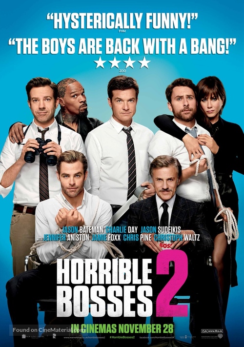 Horrible Bosses 2 - British Movie Poster