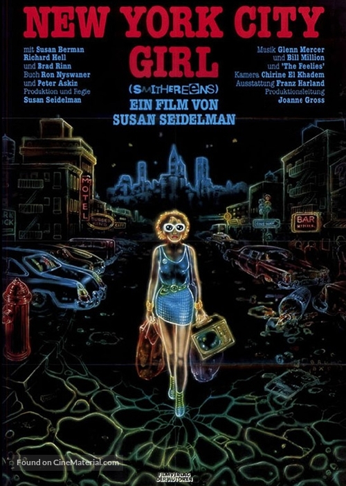 Smithereens - German Movie Poster