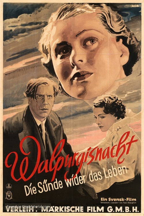 Valborgsm&auml;ssoafton - German Movie Poster