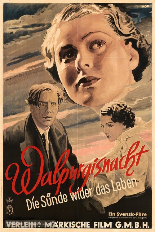 Valborgsm&auml;ssoafton - German Movie Poster